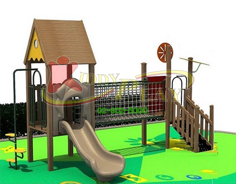 KPW1702 ชุดเครื่องเล่นสนามไม้ Plastic Wood