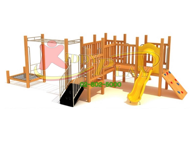 KPS1909 เครื่องเล่นสนาม ชุดไม้