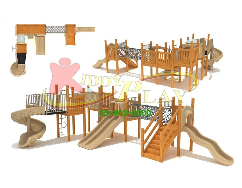 KPS1878 ชุดเครื่องเล่นสนามไม้